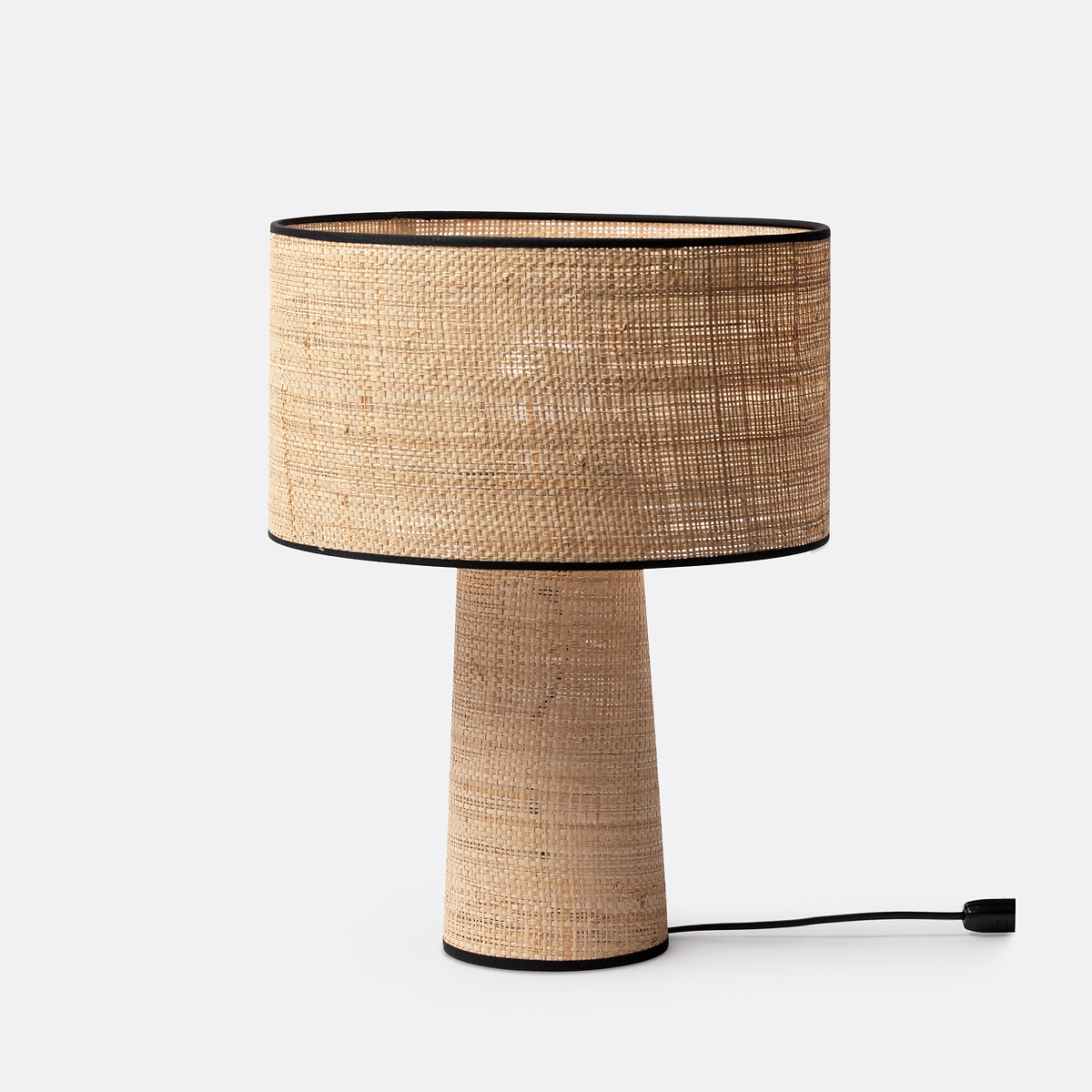 LA REDOUTE INTERIEURS<br>Candeeiro de mesa de ráfia, Dolkie