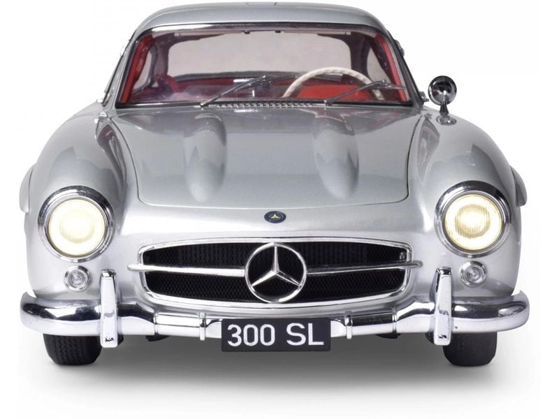 IXO Models Bausatz Mercedes 300 SL, Silber 1:8 Modellbausatz im Massstab 1:8