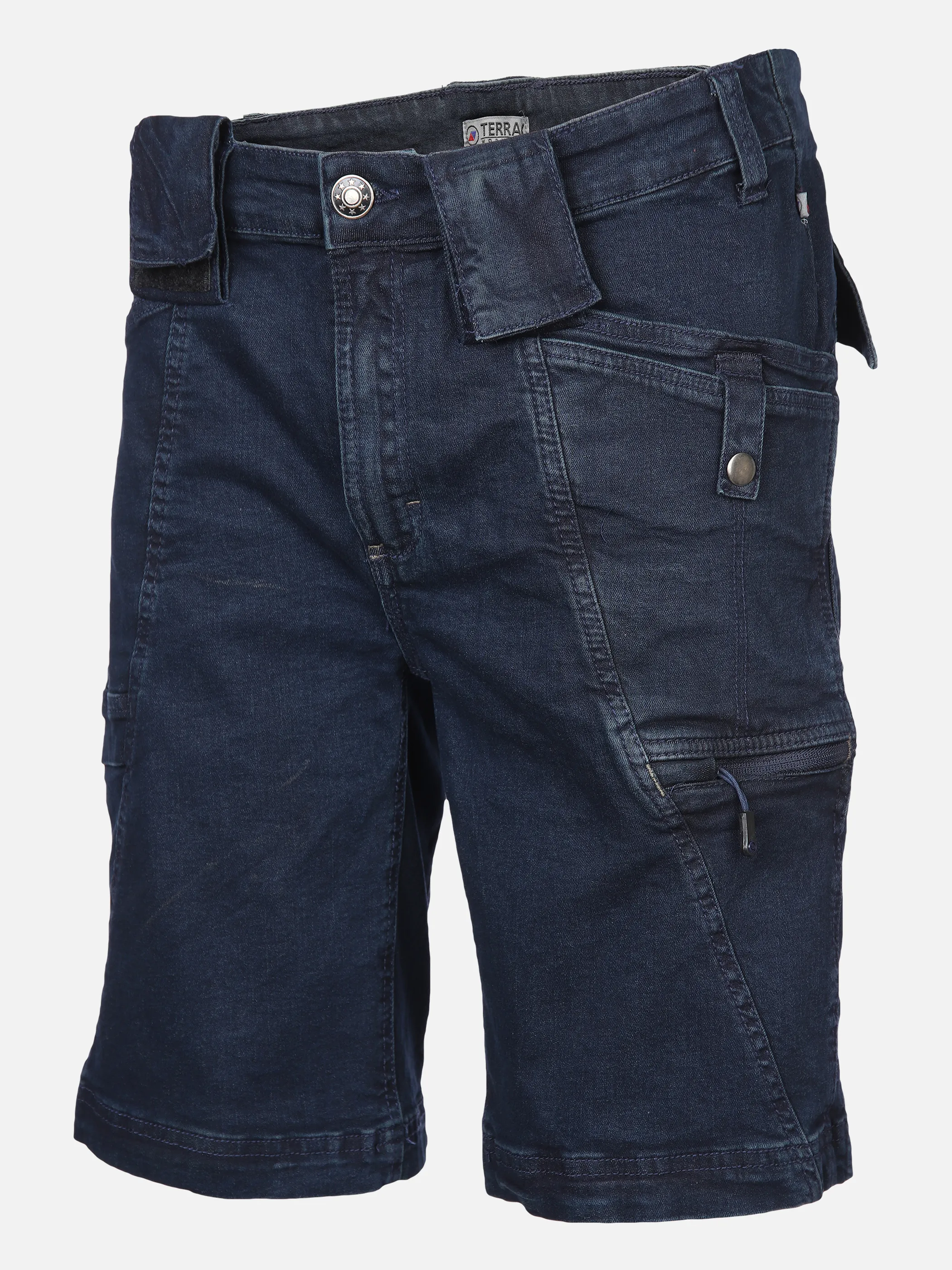 Herren Denim Arbeitshose mit vielen Details