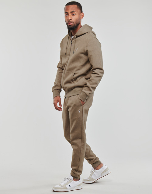 Polo Ralph Lauren - SWEATSHIRT ZIPPE EN DOUBLE KNIT TECH Marrón / China / Cedar / Heather