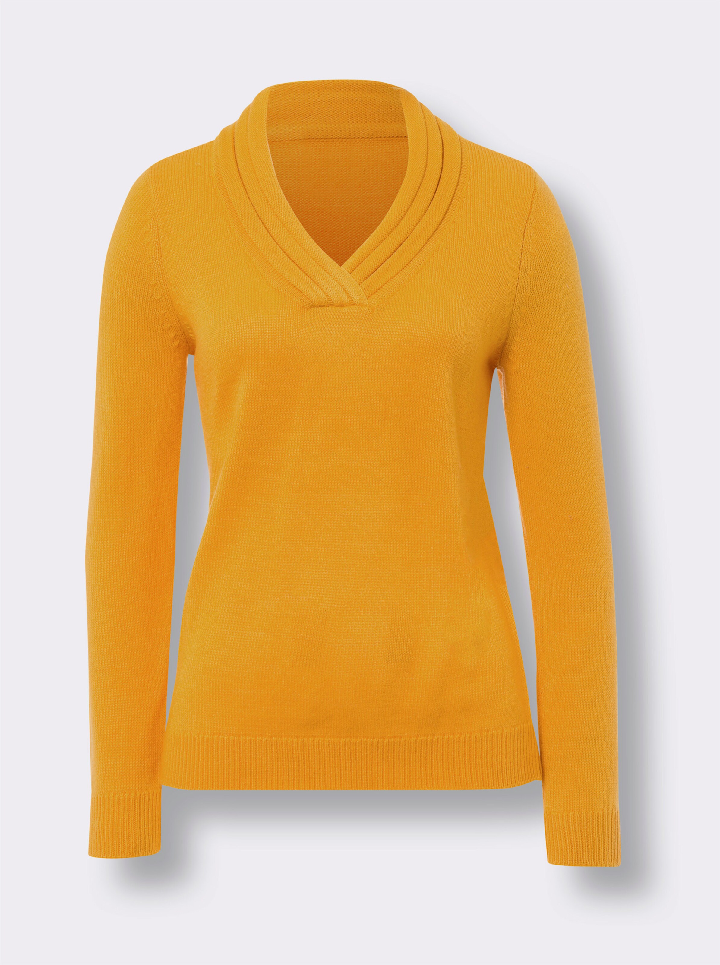 V-Ausschnitt-Pullover