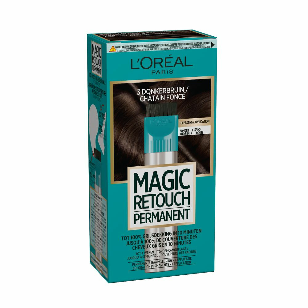 L'Oréal Magic Retouch Permanent 3 Donkerbruin95 gr