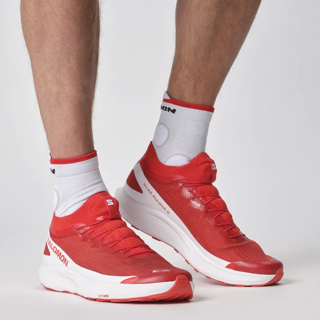 S/LAB PULSAR 2  Trailrunning-Schuhe Unisex FieryRed/FieryRed/White