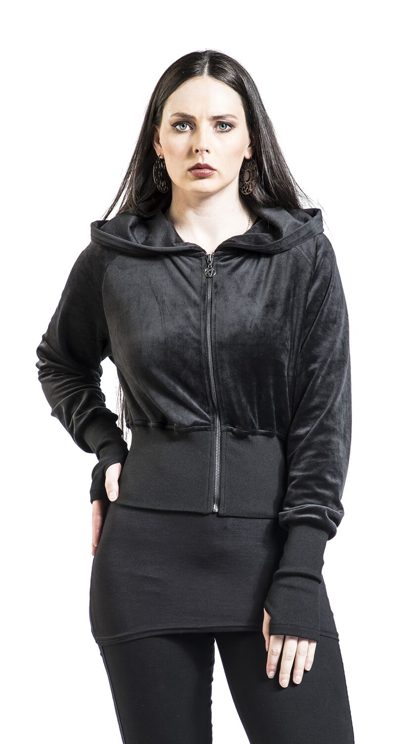 Sweat à capuche Sof Nicki | Gothicana by EMP Sweat-shirt zippé à capuche