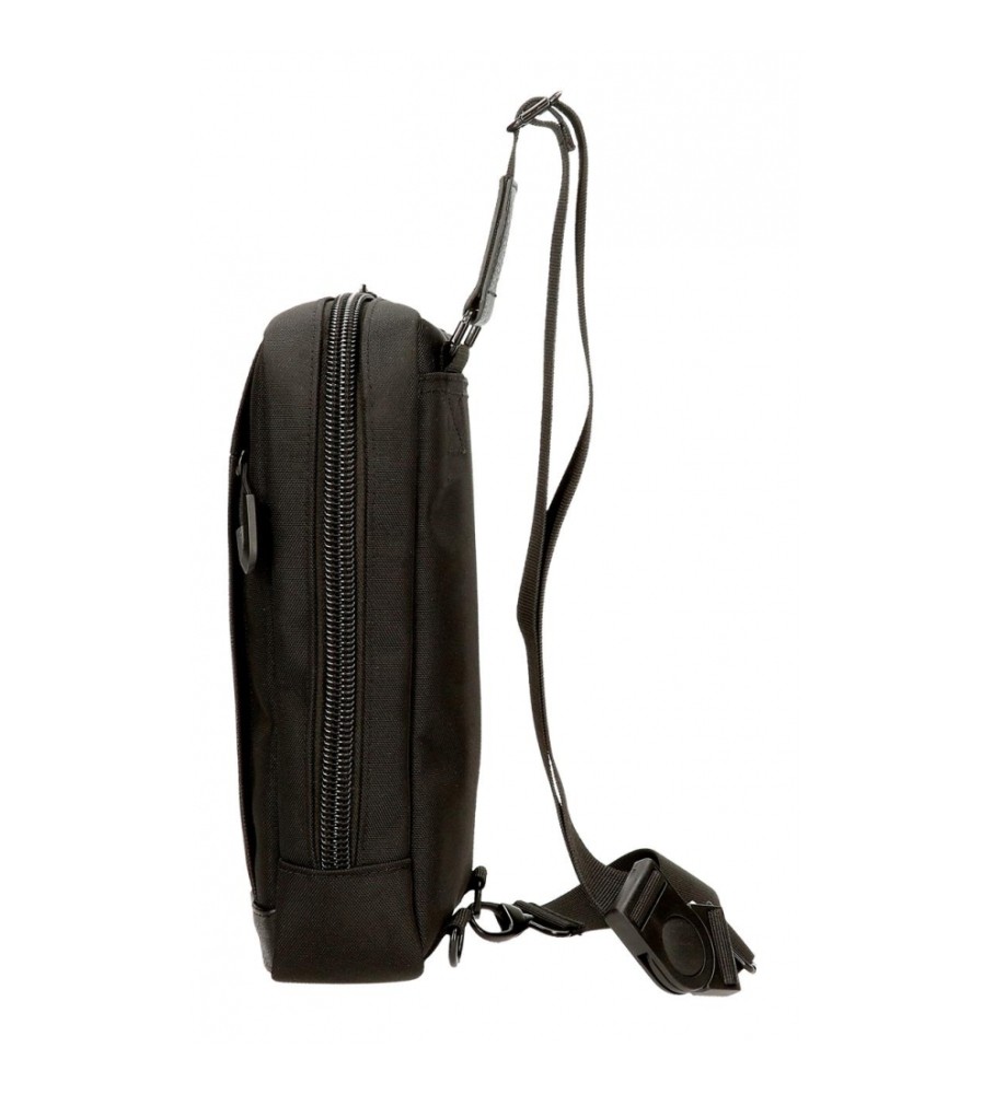 Pepe Jeans Bandolera rionera Leighton negro