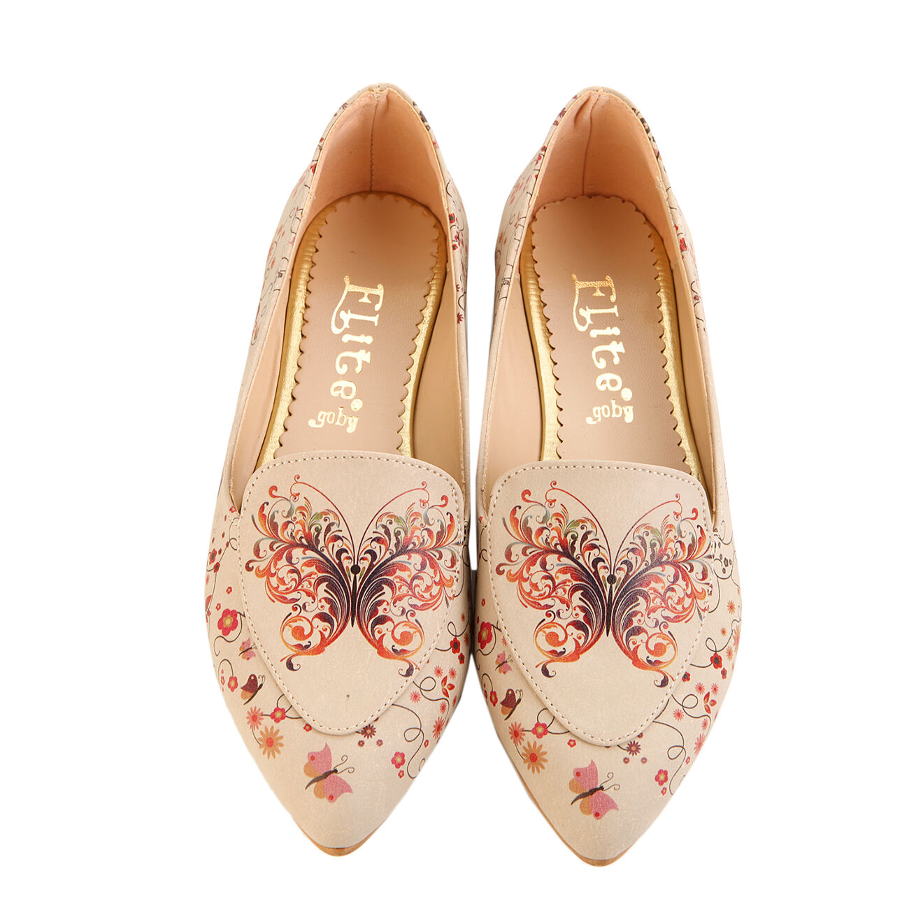 Goby Slippers Illusion beiges