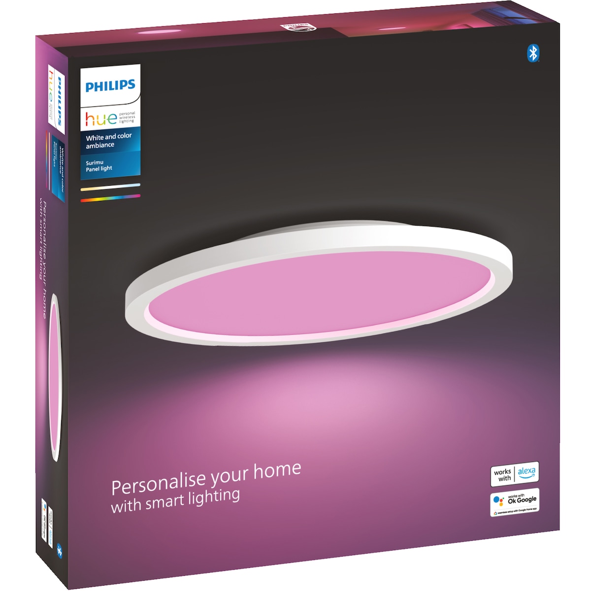 Philips Hue Surimu LED taklampe RD 40 W