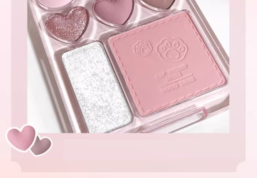 GOGO TALES - Heart Blush Palette - Perzik