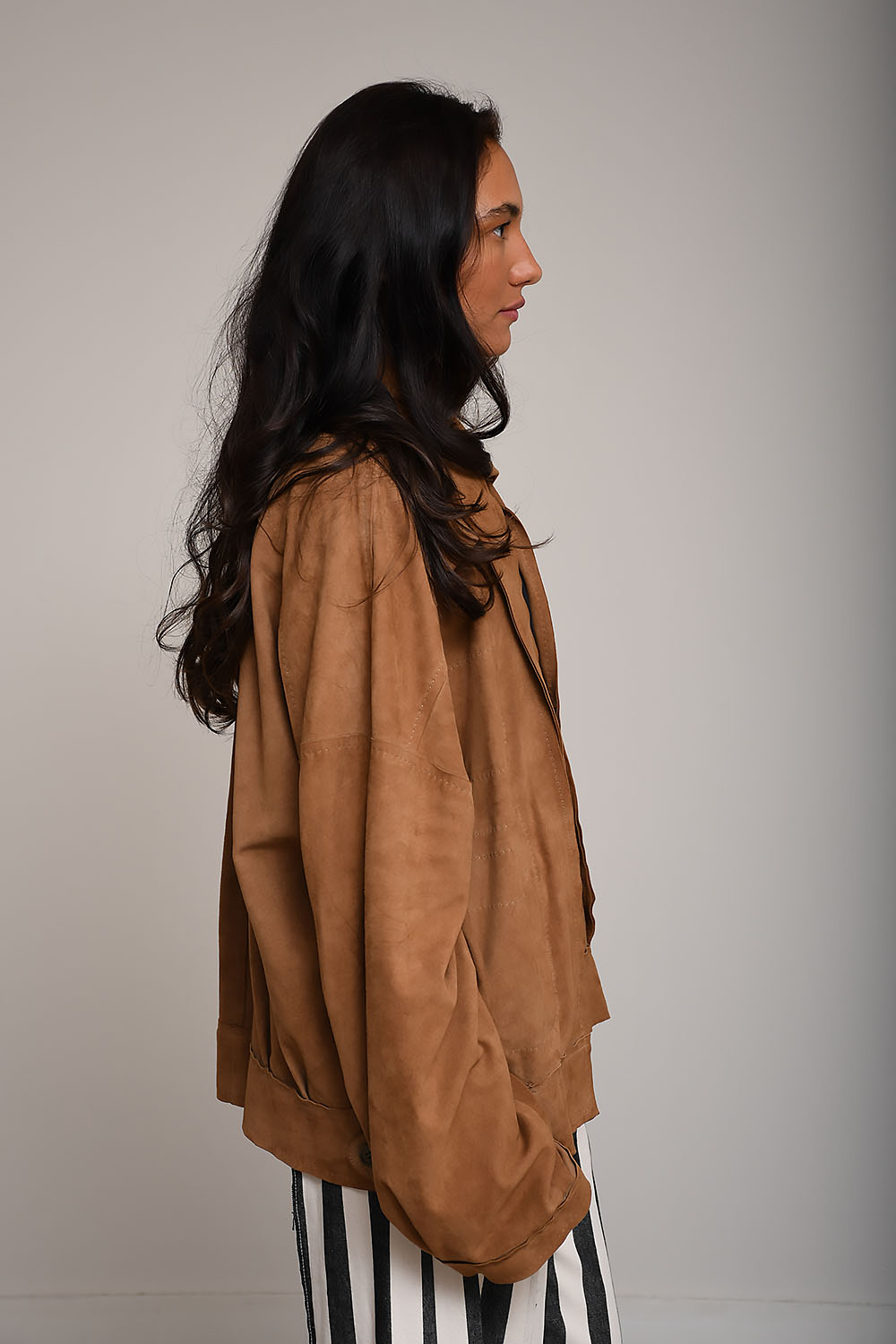 Emma suede bomber