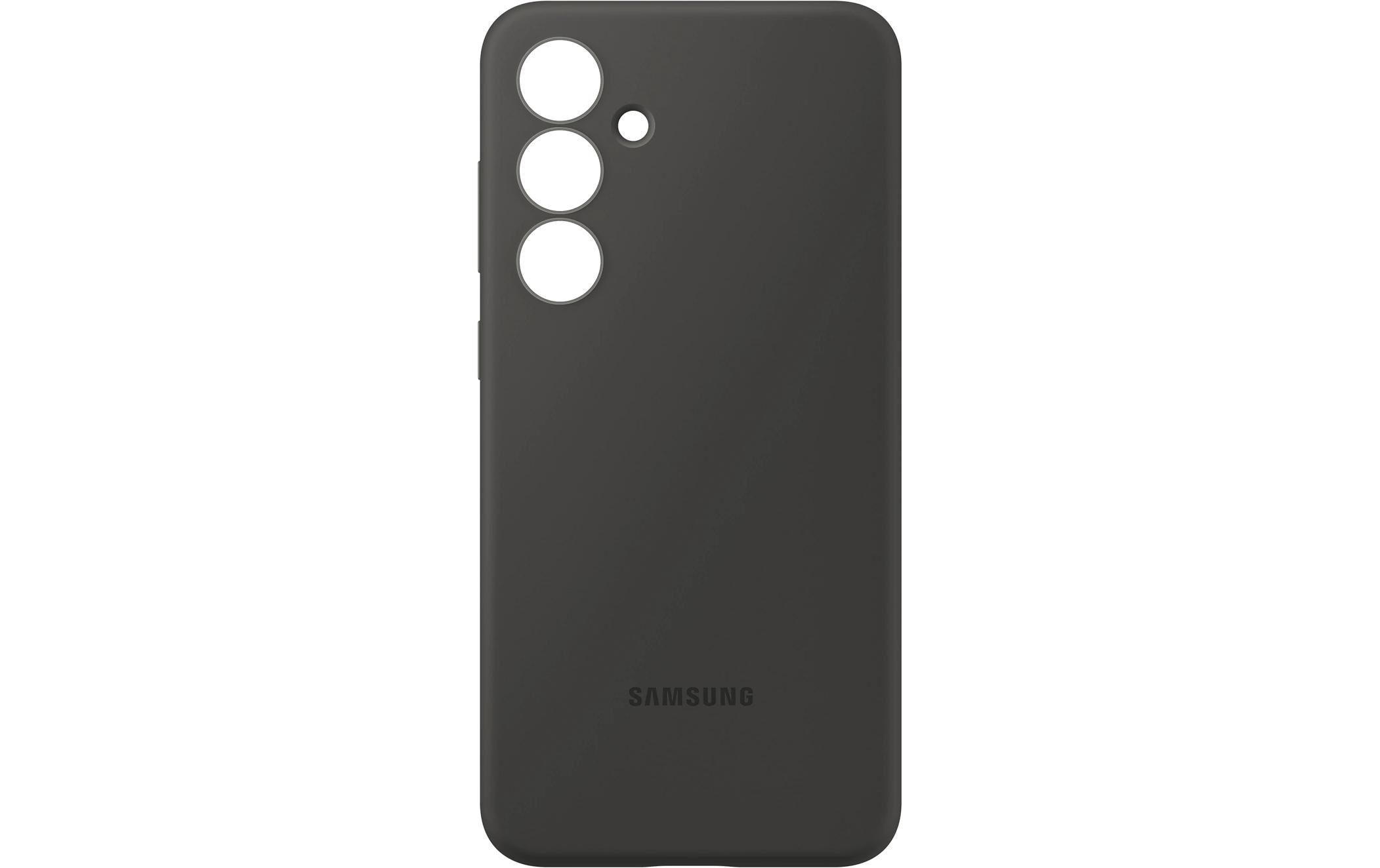 Back Cover Silicone Case Galaxy S24 FE SchwarzSchutzhülle für das Samsung Galaxy S24 FE