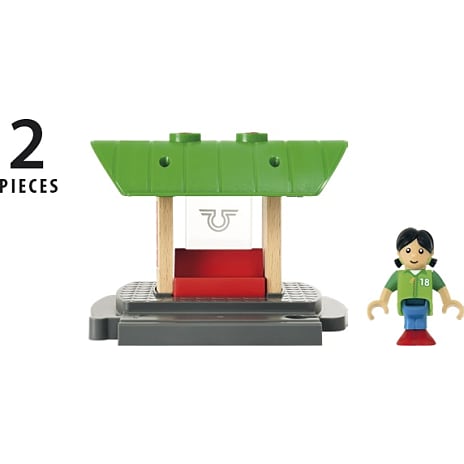 BRIO 33840 Togstation med lydoptager