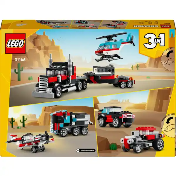 31146 Tieflader mit Hubschrauber