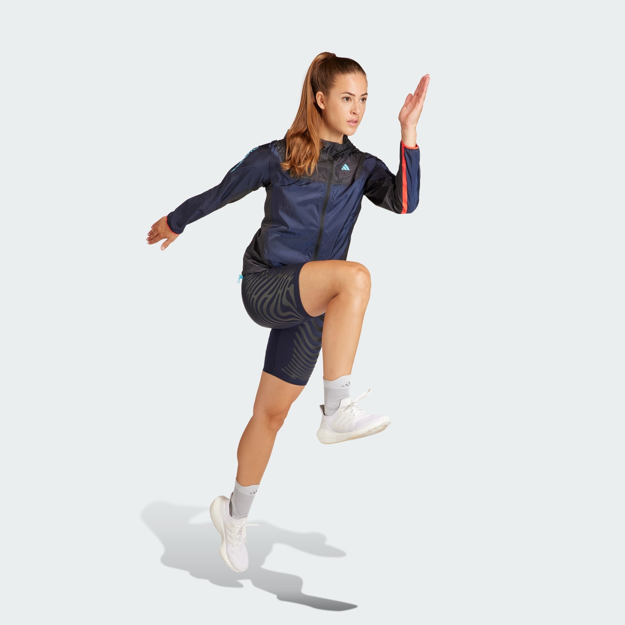 Adizero Running Lightweight Jacket Dame Black/Legend Ink