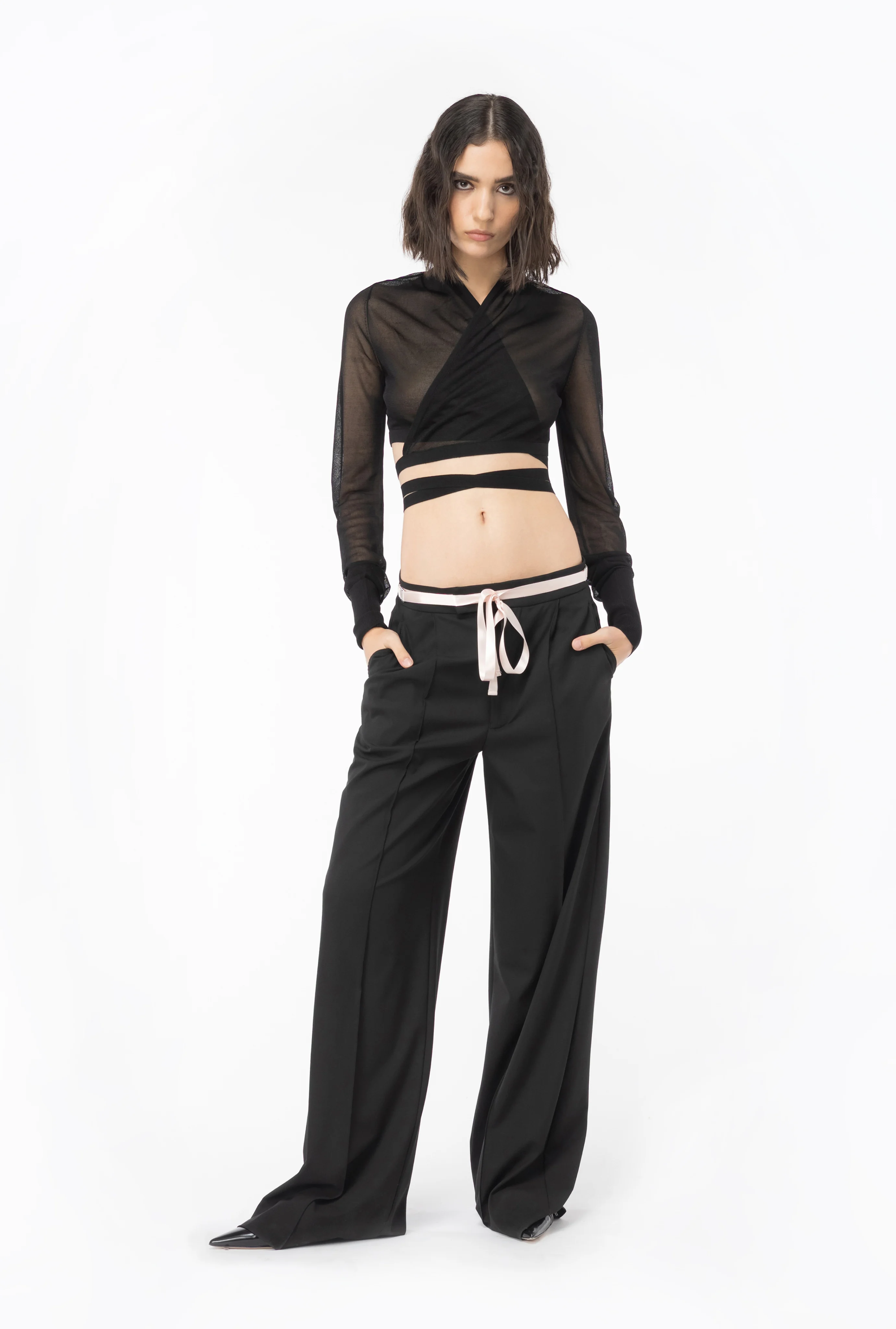 Pantalon à ruban reimagine pinko by patrick mcdowell | Multicolore