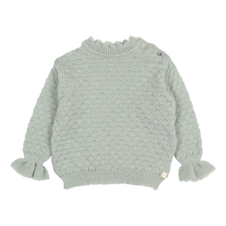 Búho Pull Ajouré Boho | Sauge