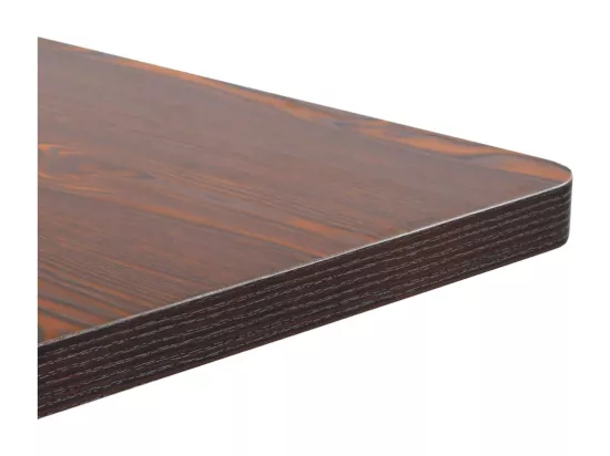 Table de bistro Marron foncé 60x60 cm MDF