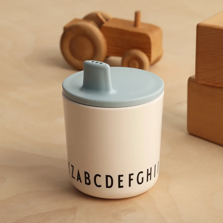 Design Letters - Kids Basic Eco Becher, weiss