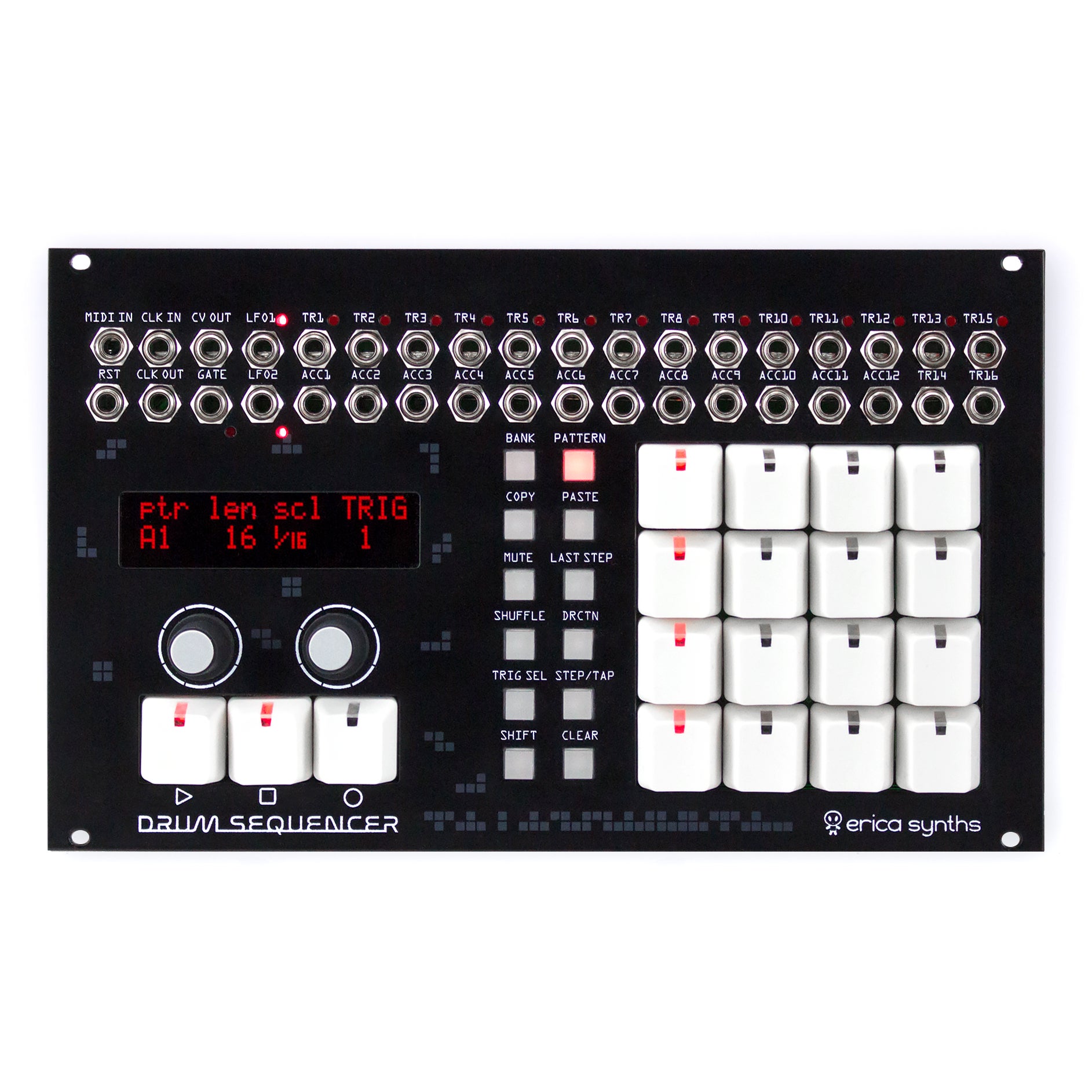 Erica Synths Drum Series Drum Sequencer eurorack module