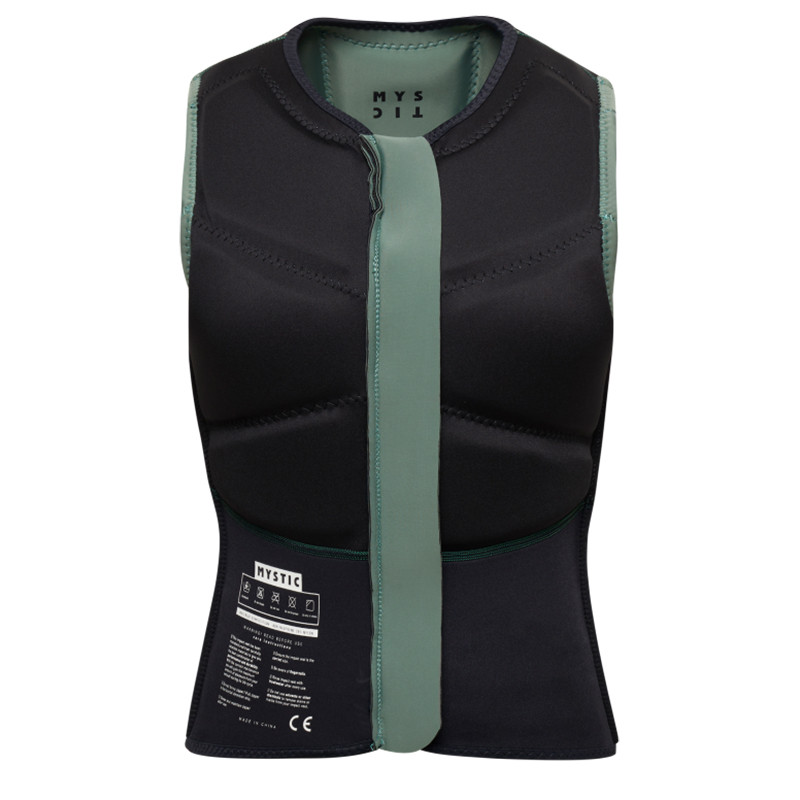 GILET IMPACT FEMME MYSTIC STAR FRONTZIP DARK OLIVE