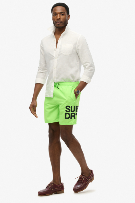 Superdry groene heren korte broek