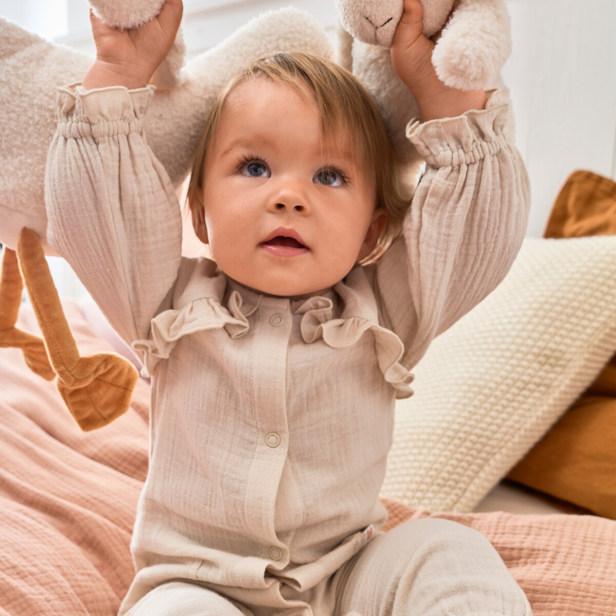 COLEÇÕES LA REDOUTE<br>Lang combipakje met volants, tetra