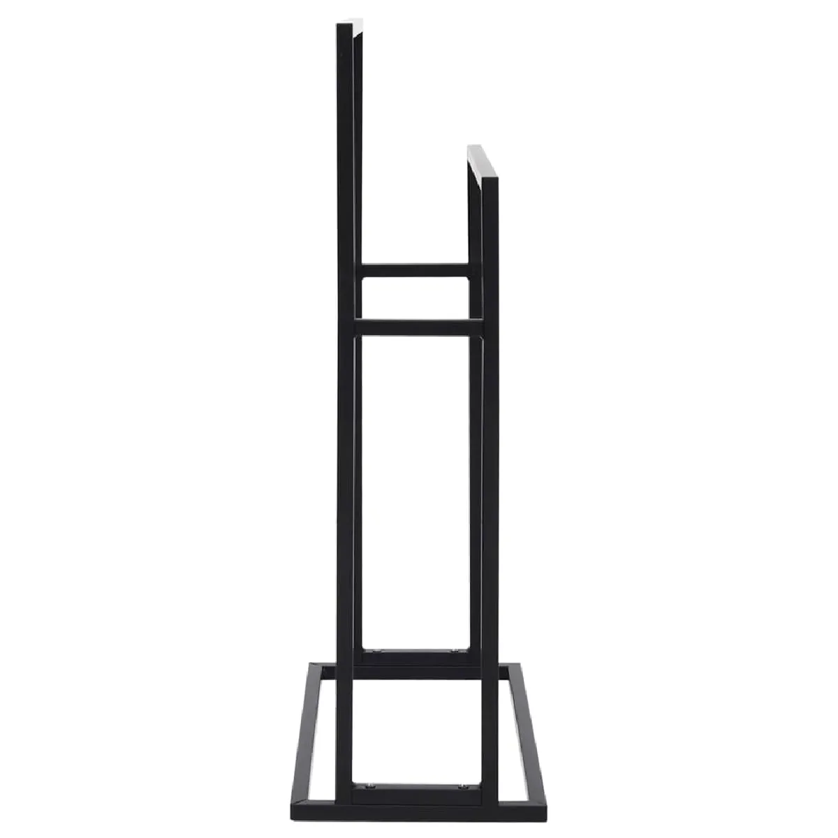 Helloshop26 Porte-serviette sur pied 78,5 cm noir