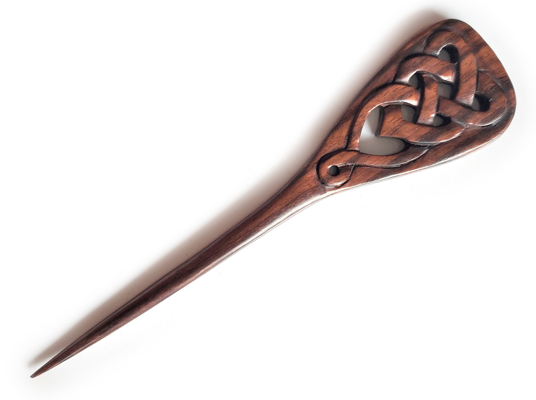 Haarnadel 'Conic' aus Holz, L 18,5 cm, B 4,5 cm, H 0,7 cm günstig bestellen