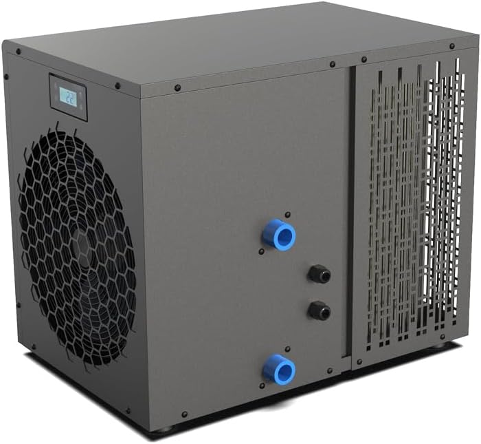 STEINBACH Wärmepumpe Silent Mini – 049310 – Inverter Wärmepumpe für Pools bis 20.000 l – Heizleistung 4.000 W, Besonders leiser Betrieb und effizient Dank Inverter-Technologie, Kabelgebunden