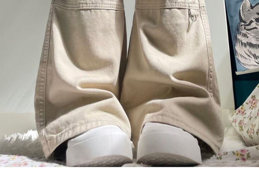 CosmoCorner - High Rise Plain Panel Flared Jeans
