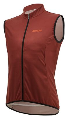Gilet Santini Gravel Wind Marron