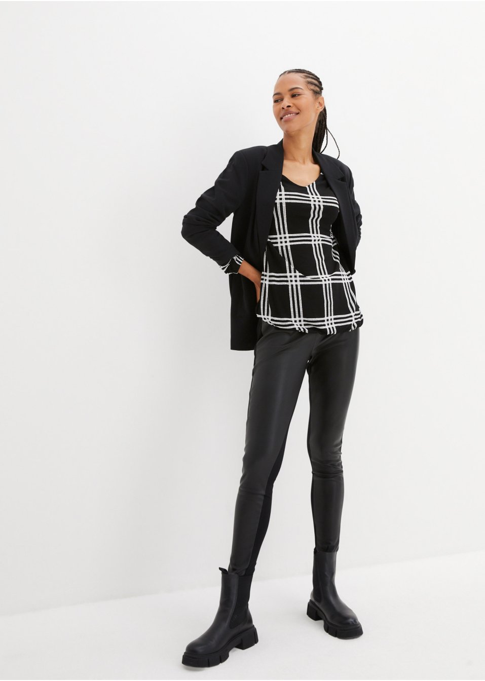 T-shirt manches longues avec base élastique