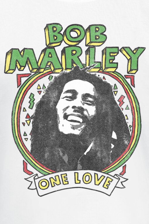 One Love Paint | Bob Marley T-Shirt Manches courtes