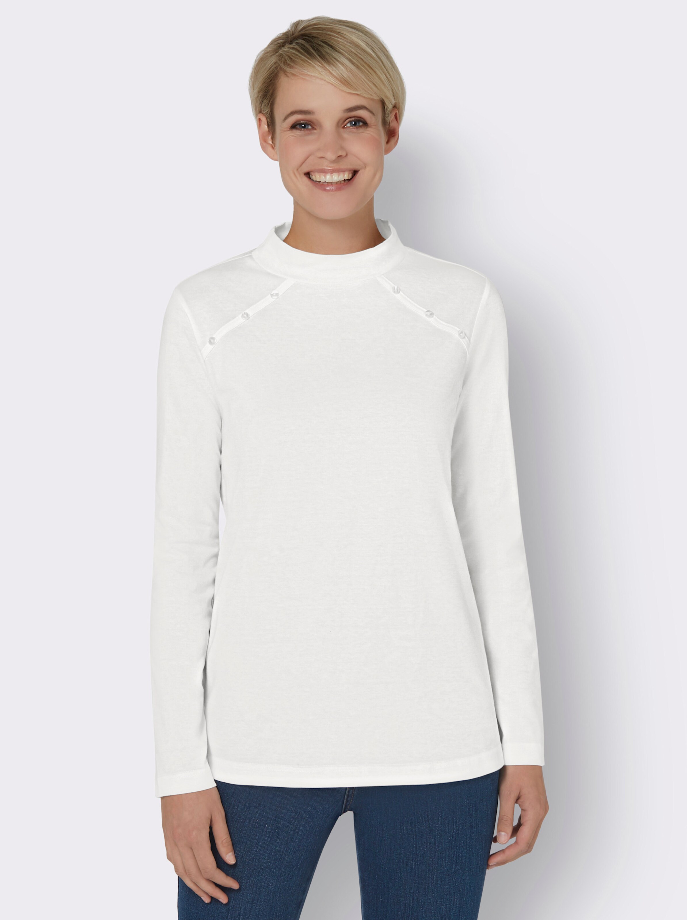 Stehkragenshirt