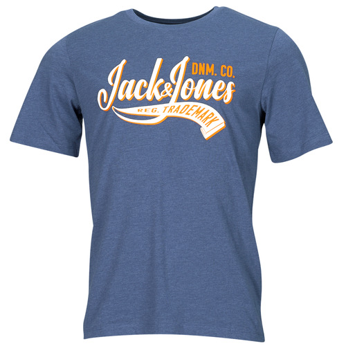 Jack & Jones - JJELOGO TEE SS O-NECK 2 COL SS24 SN - Marine