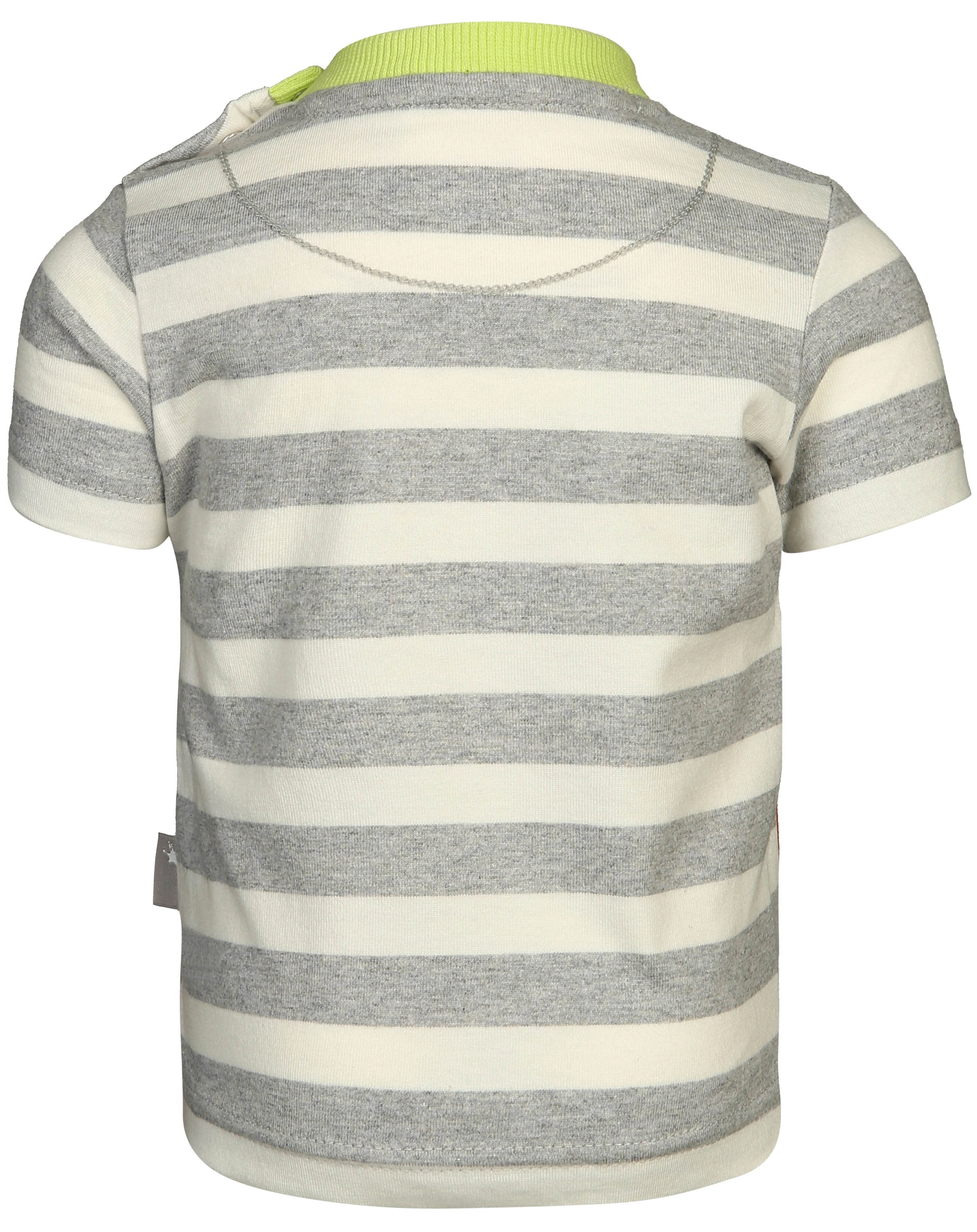 T-Shirt CONSTRUCTION gestreift in grau