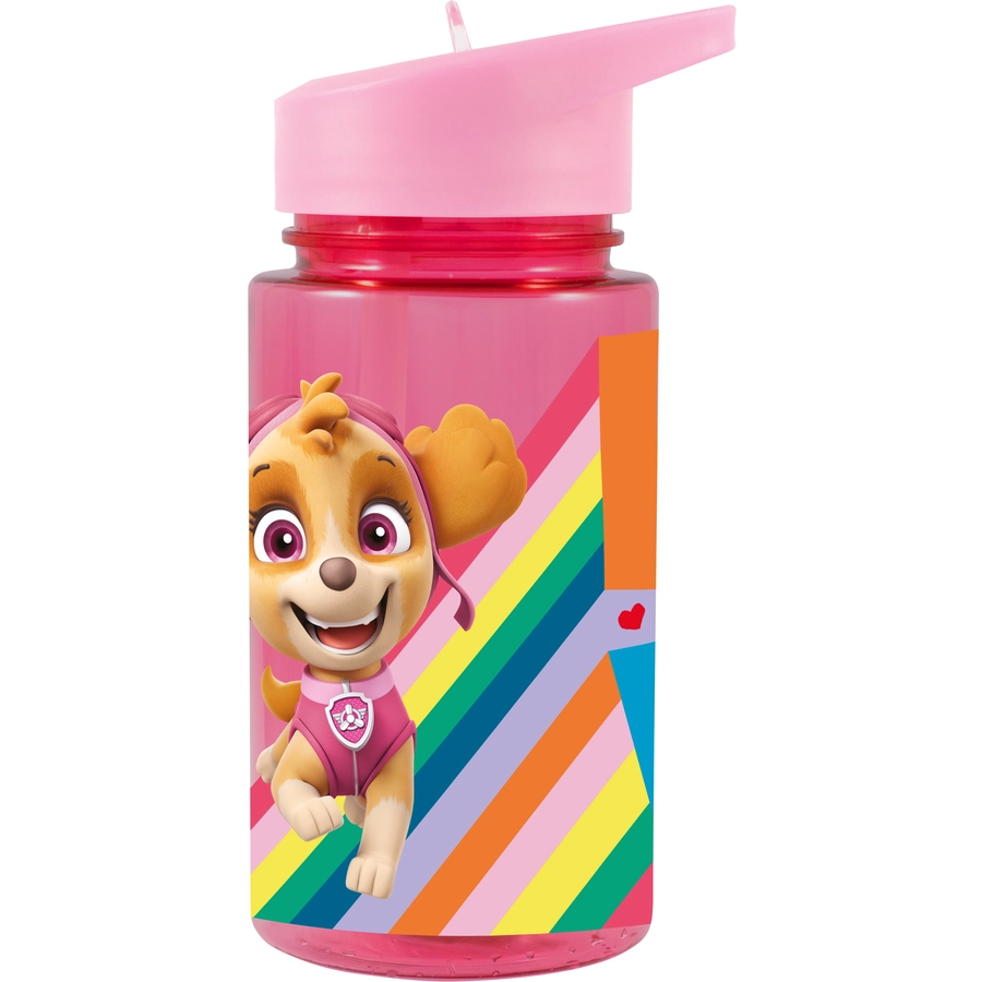 p:os Trinkflasche Paw Patrol  mit Strohhalm 430 ml, Girls