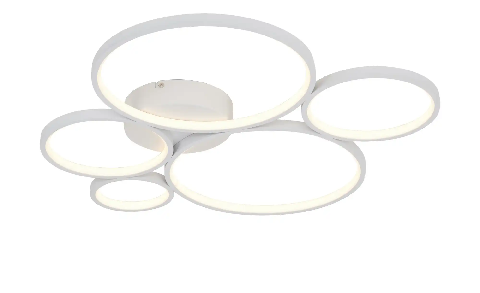 Trio LED-Deckenleuchte, Kreise, weiß