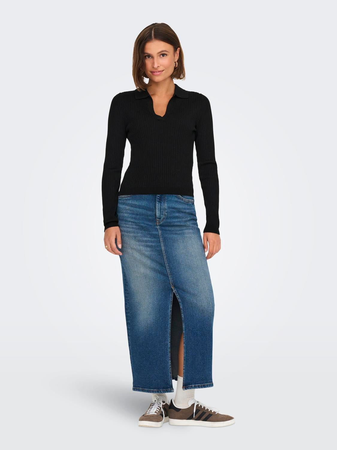 ONLKAYA Strickpullover Black