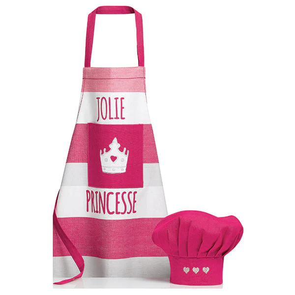 Ensemble tablier et toque pour enfant Sissi Winkler