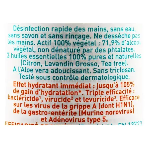 Puressentiel Assainissant Gel Antibactérien aux 3 Huiles Essentielles 500ml