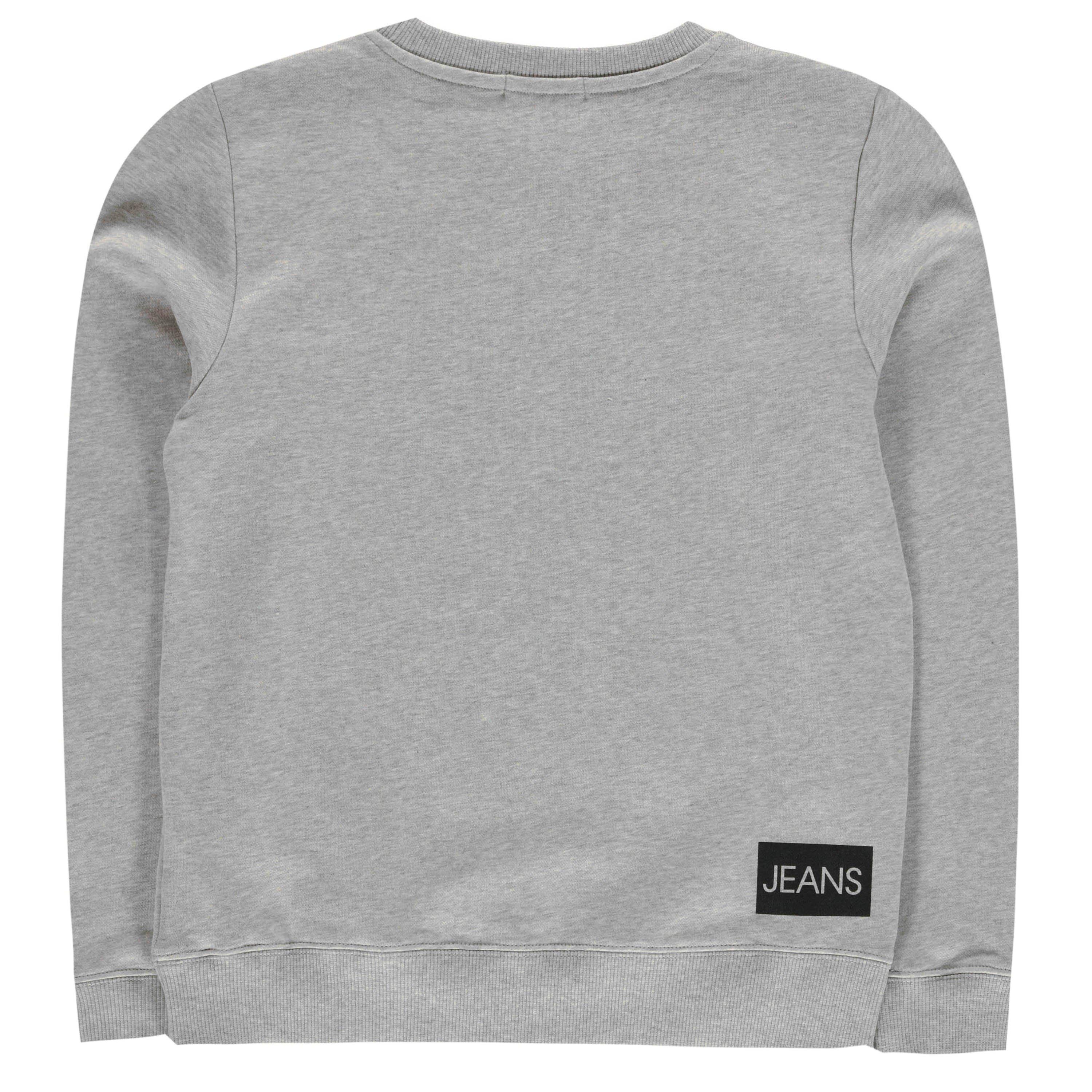 Calvin Klein Junior Boys Institutional Crew Sweatshirt