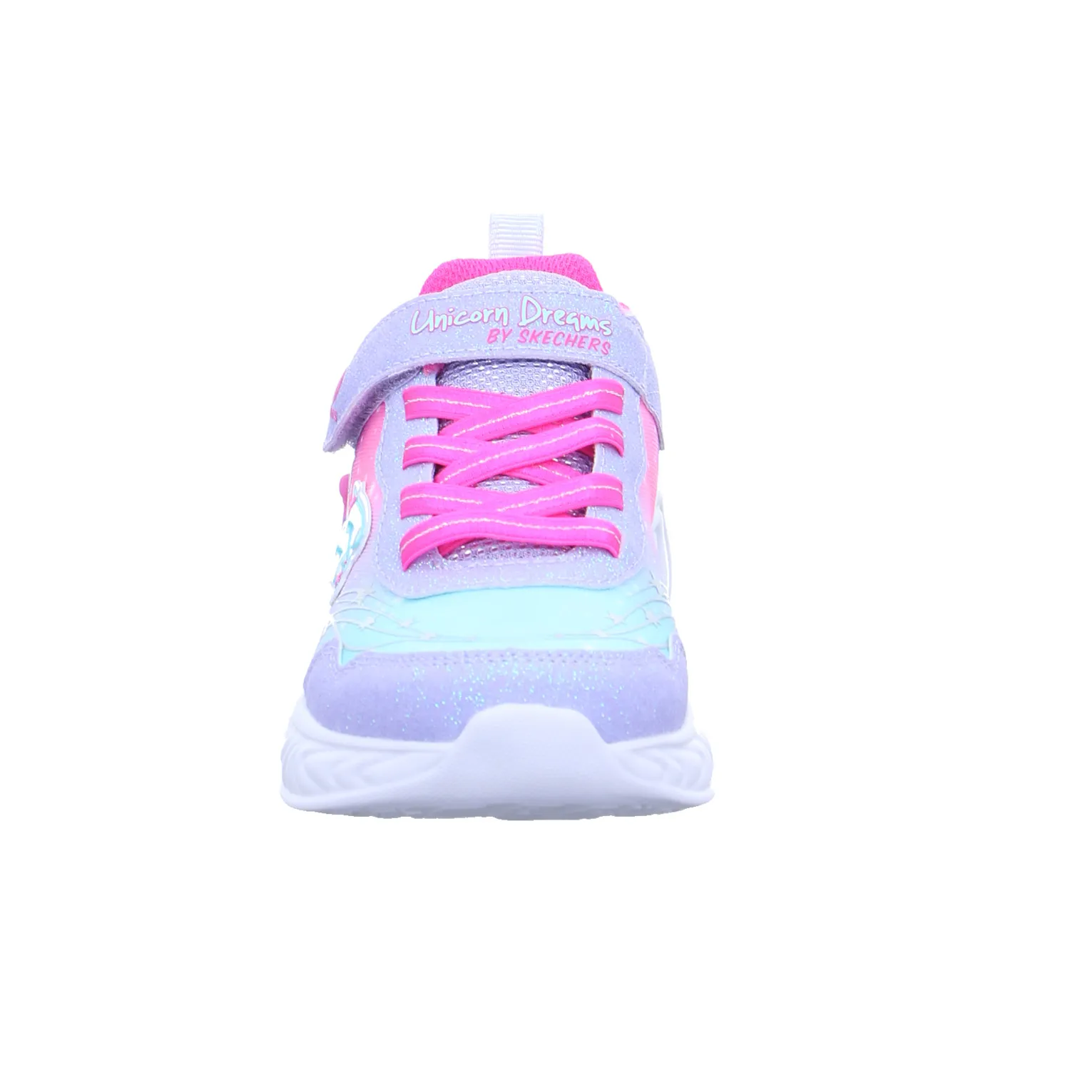 SKECHERS Kleinkinder-Halbschuh Klett Flieder Synthetik  Sneaker