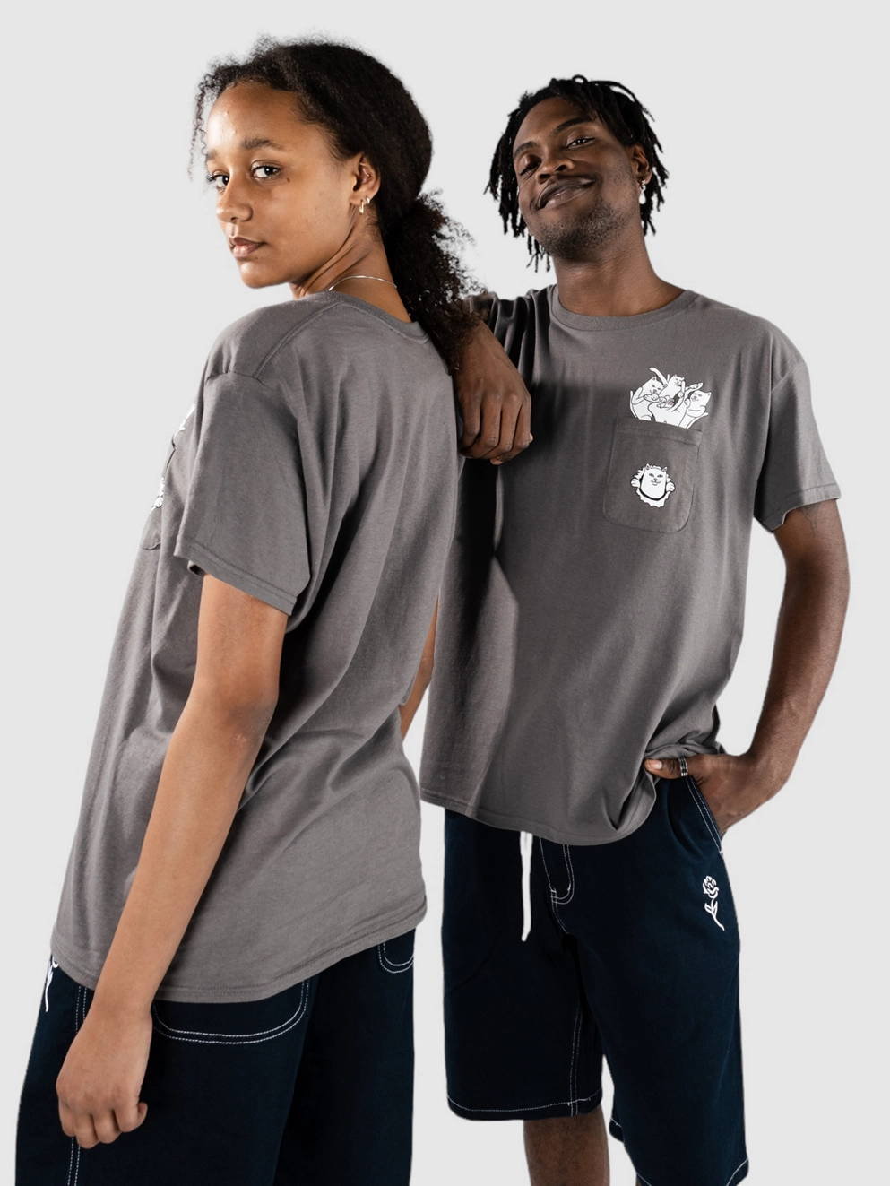 RIPNDIP Nermanciac T-Shirt charcoal