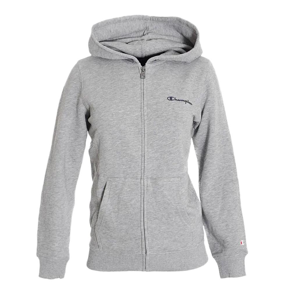 Champion Veste Grise Garçon Champion Basic Full Zip Hoody