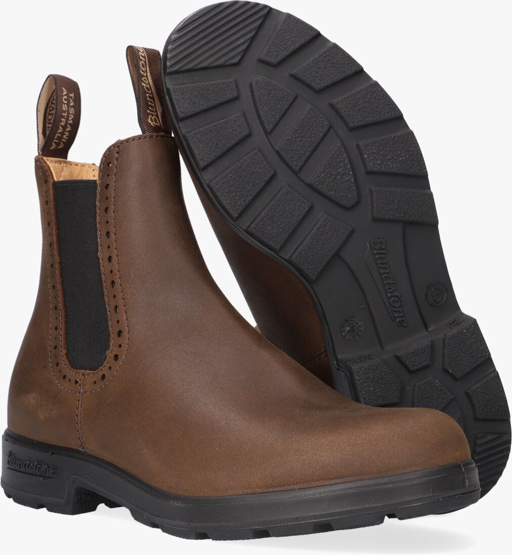 BLUNDSTONE bruine blundstone chelsea boots women's high top