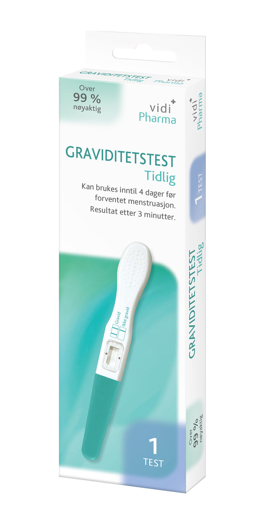 Vidi Pharma graviditetstest tidlig 1 stk