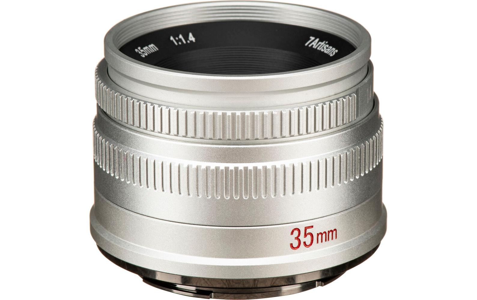 Festbrennweite 35 mm F/1.4 – Canon RFStandard-Prime-Objektiv mit einer Brennweite von 50 mm bei Vollformat