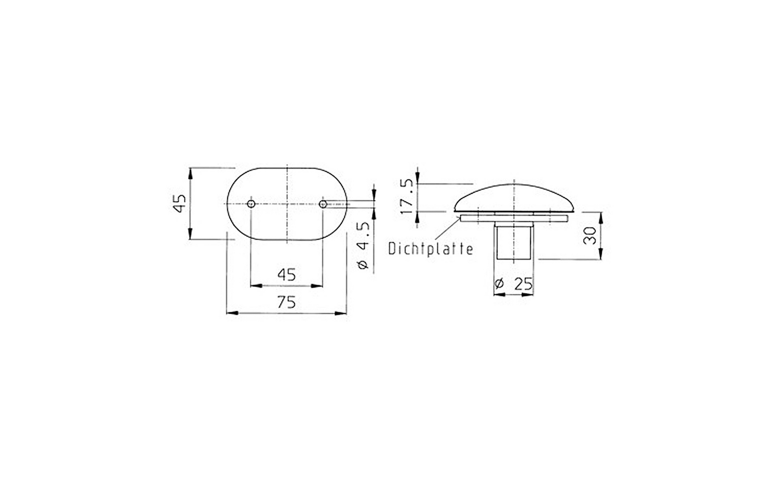 Jokon PL 2000 Begrenzungsleuchte 12V