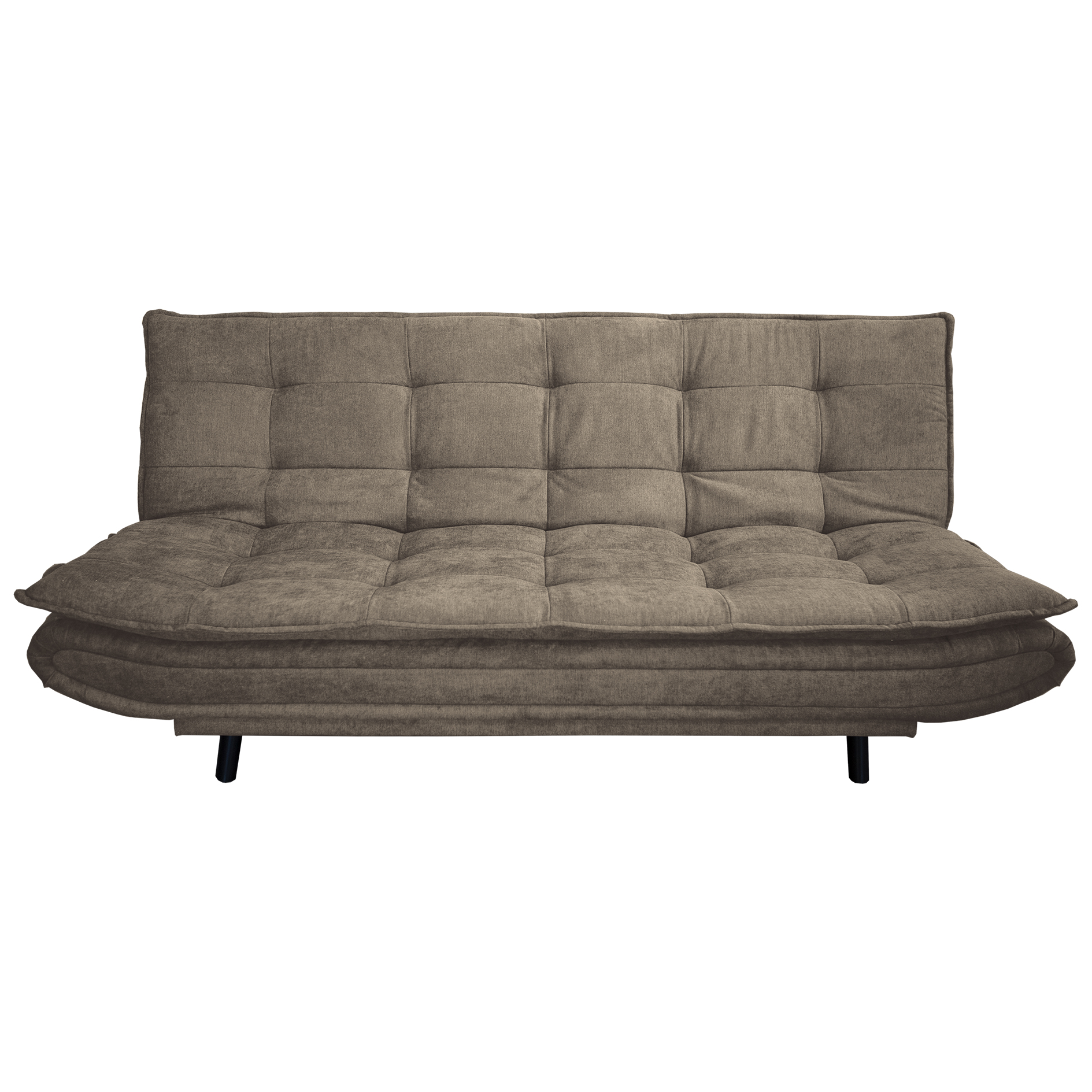Schlafsofa - pewter grau - Microfaser - 194 cm