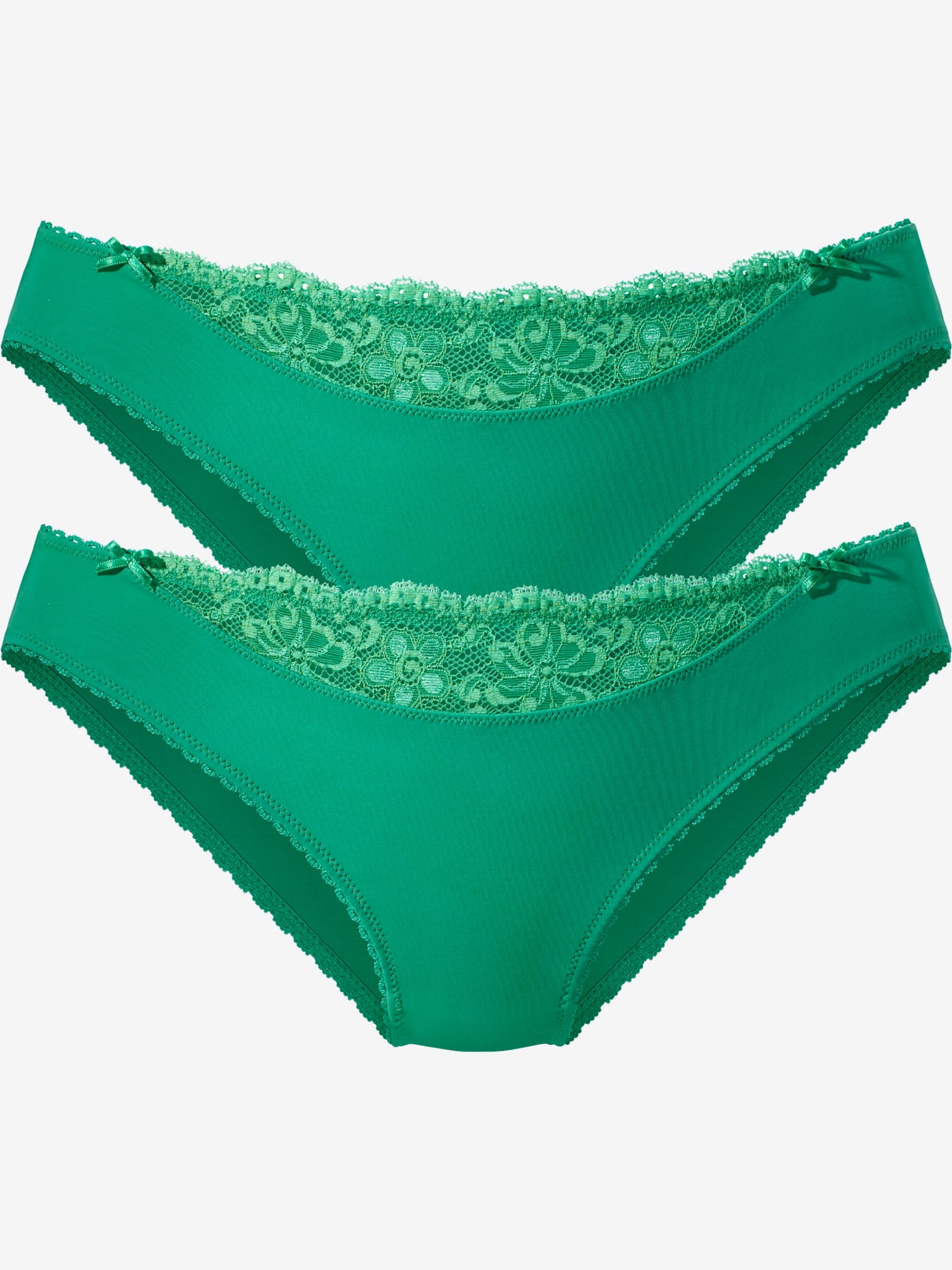 Slip confortable, petit empiècement en dentelle à la ceinture